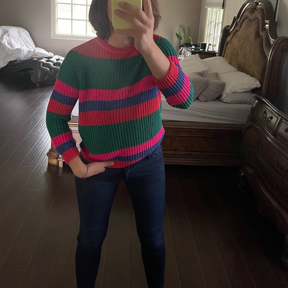 Color Blocking Knit Sweater Isabella D - Picture 4 of 10